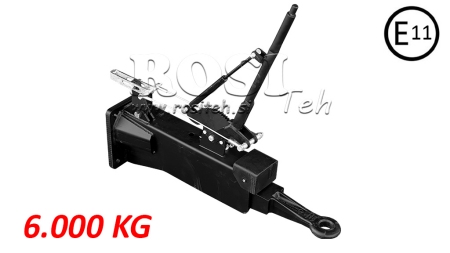 ANHÄNGERZUGÖSE - TRAKTOR-ANHÄNGERANSCHLUSS 6.000/1.600KG (E11-ZERTIFIKAT)