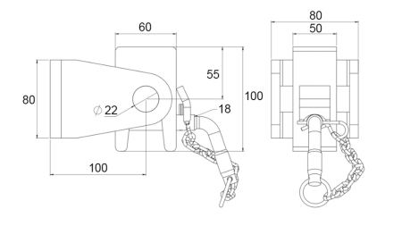 BILLENŐPLATÓ TARTÓ 60x80 - VILLÁS KIVITEL - ECO