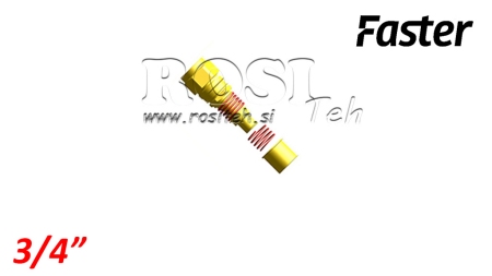 WEIBLICHE SCHNELLKUPPLUNG FÜR MULTI-FASTER 3/4 FESTER TEIL