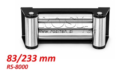 ROLLER FAIRLEAD FOR STEEL WIRE ROPE (RS-8000) - 83 x 233 mm