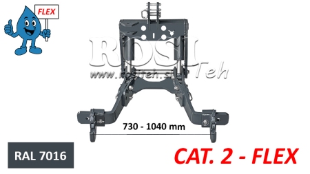 UNIVERSALE FRONTHYDRAULIK FLEX KAT 2 FÜR TRAKTOR 1500kg