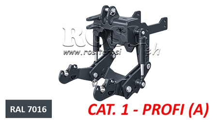UNIVERSAL KIT FRONT HYDRAULICS CAT. 1 - PROFI AUTOMATIC FOR TRACTOR 800 KG