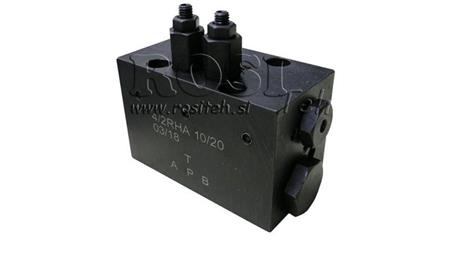 HYDRAULIKVENTIL ROTIEREND MECHANISCH FÜR HLEVSKE BÜRSTE CETOP5 4/2 RHA