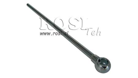 metalrør banjo 3/8''-400 mm