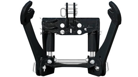 UNIVERSALE FRONTHYDRAULIK KAT 2 FÜR TRAKTOR 1500kg SCHWARZ (RAL 9005)