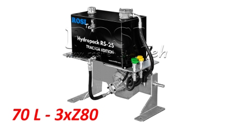 TRACTOR HYDRAULIC POWER-PACK UNIT WITH A CAPACITY OF 70L FLOW 53L/MIN 3XZ80
