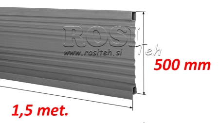 SIDE PANEL FOR TIPPER TRAILER 1.5 MET. - HEIGHT 500 MM