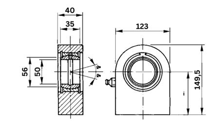 ROULEMENT À SOUDER - JOINT DE PLATEAU FI 50/123