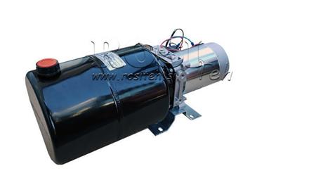 MINI HYDRAULIKAGGREGAT 12V DC - 1.6kW = 2.1cc - 8 lit - einrichtungsbau (Metall)