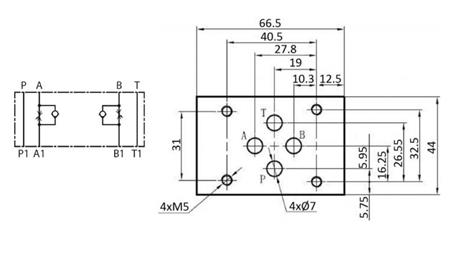 DURCHFLUSSREGULATOR CETOP 3 EINGANG