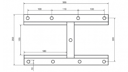 HEBEKLAPPE FÜR KIPPERANHÄNGER 250 X 335 FÜR GETREIDE