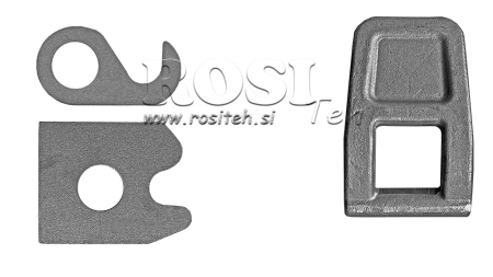 TRAILER SIDE HINGE MED BUNDÅBNING