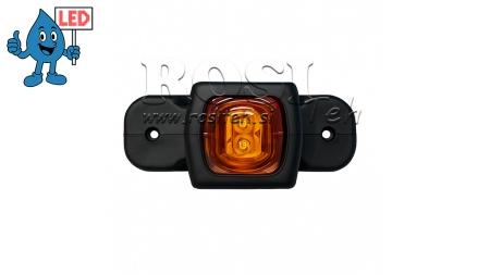 LED SIDE MARKER LIGHT FOR TRAILERS (SQUARE) - WHITE - ORANGE - RED