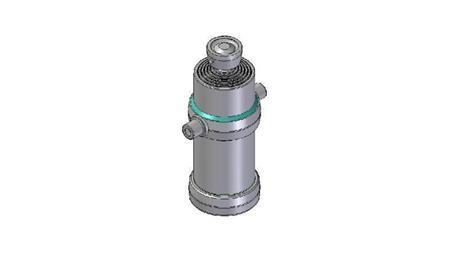 4061S -TELESCOPIC CYLINDER STANDARD/BALL 6 STAGES STROKE 2525 DIAMETER 190
