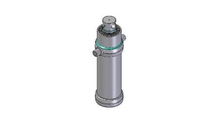 4084F -TELESCOPIC CYLINDER STANDARD/HOLE 4 STAGES STROKE 2190 FI 190