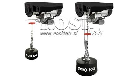 Treuil électrique 230 V DWI 500/990 KG