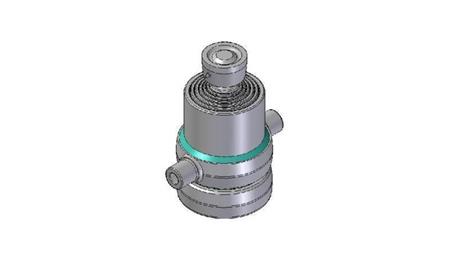 6017S -TELESCOPISK CYLINDER STANDARD/BOLD 6 TRIN SLAG 985 DIAMETER 170