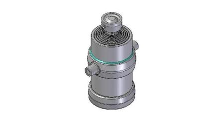 8022S -TELESCOPIC CYLINDER STANDARD/BALL 8 STAGES TRAVEL 2290 DIAMETER 215