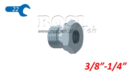 HYDRAULISK ADAPTER HANE-HONA 3/8-1/4