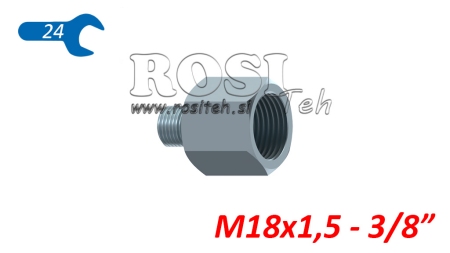 HIDRAULIČNI ADAPTER MUŠKI-ŽENSKI 18X1.5-3/8