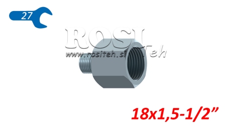 HYDRAULICKÝ ADAPTÉR SAMEC–SAMICA 18x1,5-1/2