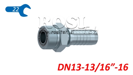 HYDRAULISCHER ANSCHLUSS AGORFS MÄNNLICH DN13-13/16