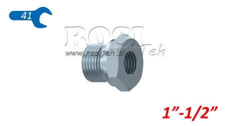ADATTATORE IDRAULICO MASCHIO-FEMMINA 1-1/2