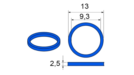 TESNENIE PRE MULTI-FASTER SPOJKU 1/4 POHYBLIVÁ ČASŤ