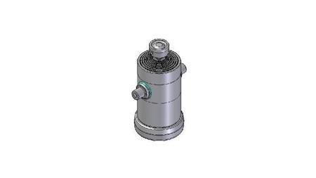 9013S -TELESCOPIC CYLINDER STANDARD/BALL 9 STUFEN HUB 2960 DURCHMESSER 240