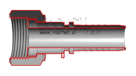 HYDRAULICKÁ PRÍPOJKA DKORFS SAMICA DN25-1 3/16-12