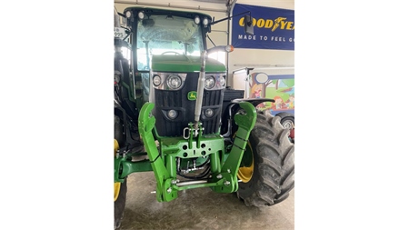 KOMPLETNÝ TROJBODOVÝ ZÁVES UNIVERZÁLNY CAT. 2 PRE TRAKTOR 1500 KG - ZELENÁ (RAL 6001)