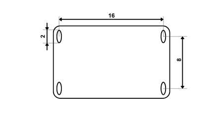 VERSTELLBAR GEWINDE-STÜTZBEIN (HÖHE 635 mm - HUB 370 mm) - 4.500 kg
