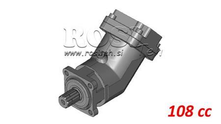 KOLBEN HYDRAULIK-ÖLMOTOR  108cc - 600Nm