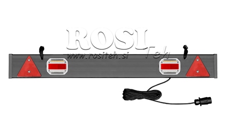 SET COMPLETO DI LUCI A LED PER RIMORCHI 12/24V
