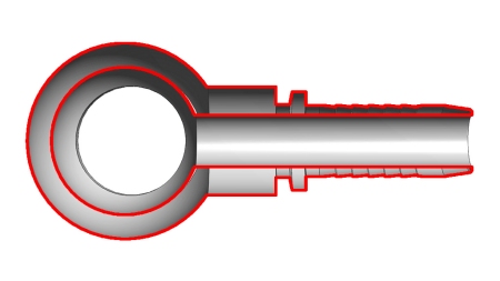 HYDRAULICKÁ OČKOVÁ PRÍPOJKA RNM DN6–M10×1