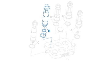 MÄNNLICHE SCHNELLKUPPLUNG FÜR MULTI-FASTER 9/16 3PLK,3PLV B MOBILER TEIL