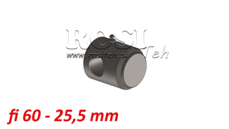 FUNDO DE CILINDRO HIDRÁULICO COM FURO DE FIXAÇÃO 