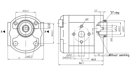 HYDRAULIKPUMPE 10A4.2X179 GR.1 - 4,2cc - LINKS