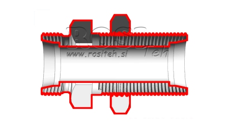 HYDRAULISCHE SCHOTTVERSCHRAUBUNG DOPPELVERBINDER (18L) M26X1,5
