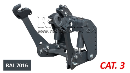 KIT UNIVERSEL HYDRAULIQUE FRONTAL ( AVANT) 3 EME CATEGORIE POUR TRACTEUR 2500KG