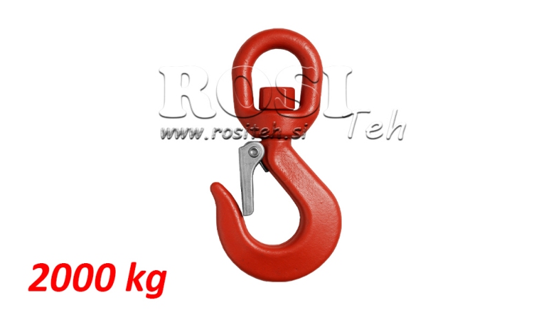 SWIVEL HOOK WITH EYE 2000 KG