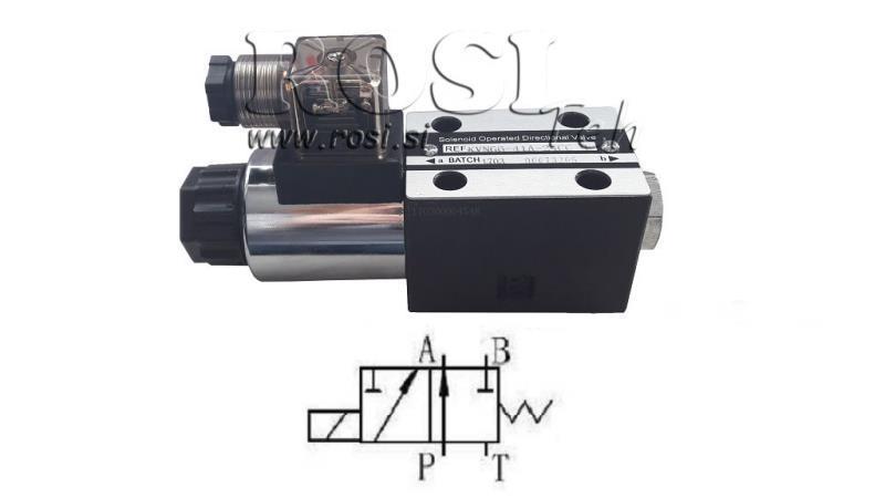 ELEKTROMAGNETYCZNY ZAWÓR HYDRAULICZNY CETOP 3 12/24/230V N41A