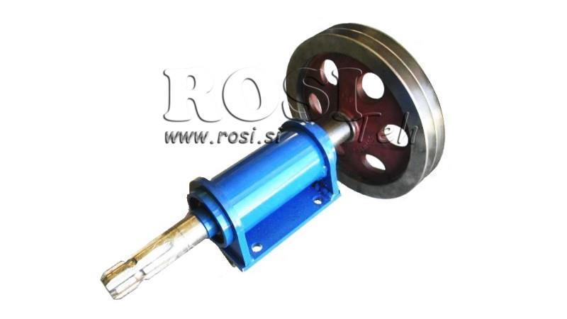 EIXO CARDAN DE FERRO FUNDIDO COM POLIA 270mm