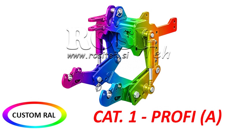 UNIVERSALE FRONTHYDRAULIK CAT. 1 - PROFI AUTOMATIC FÜR TRAKTOR 800 KG (RAL NACH IHRER WAHL)