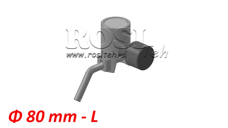 KUGEL FÜR KIPPER CAISSON Φ80 14T LINKS