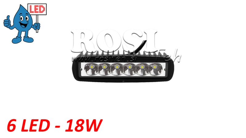 LED RADNA SVJETLOST - SVJETLOST 6 LED 18W 12V-24V