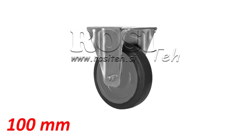 100 mm-es KERÉK FIX ALAPZATTAL
