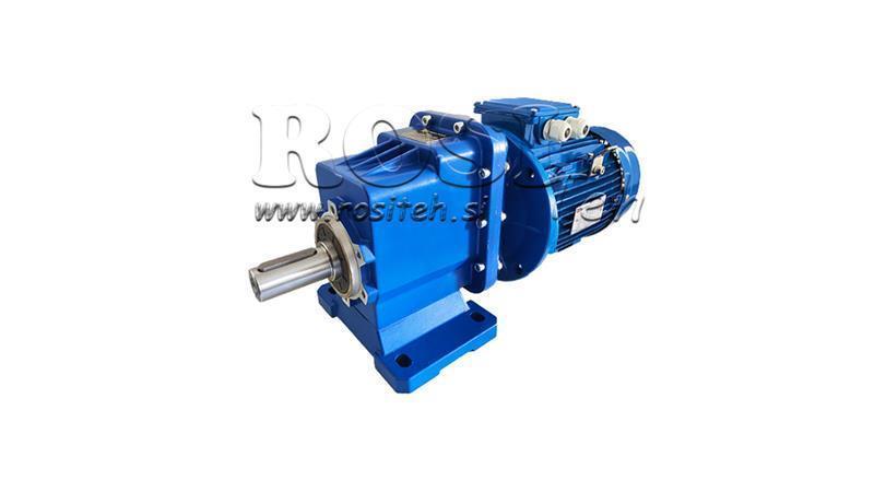 1Phase 1,1kW-ELEKTROMOTOR MIT ERC03 REDUZIERER MS90 54rpm