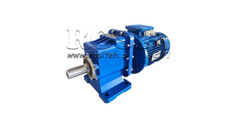 3Phasen 1,5kW-ELEKTROMOTOR MIT ERC03 REDUZIERER MS90 56rpm
