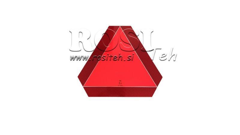 ALU REFLECTIVE SAFETY TRIANGLE dim.365x365mm